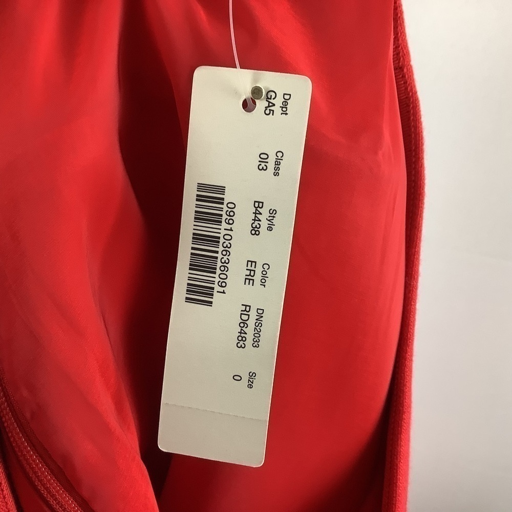 NWT J.Crew Red A-line Pleated Skirt Size O - Picture 4 of 6